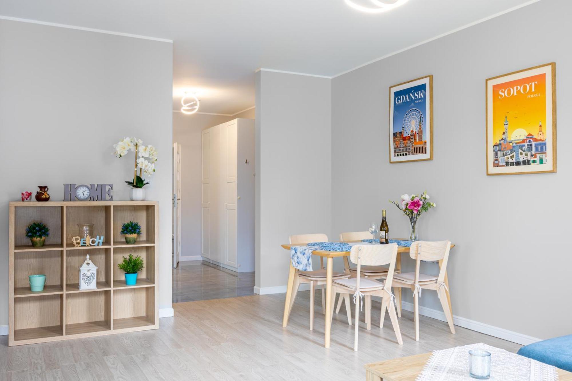 Luxury Apartment Bursztynowa 格但斯克 外观 照片