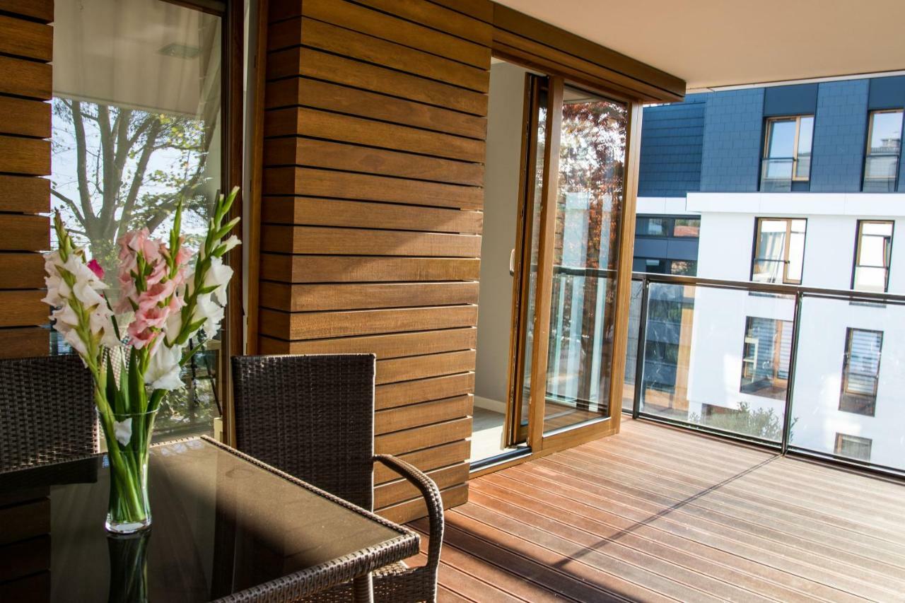 Luxury Apartment Bursztynowa 格但斯克 外观 照片